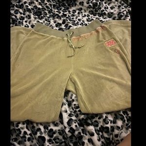 Military green y2k pants